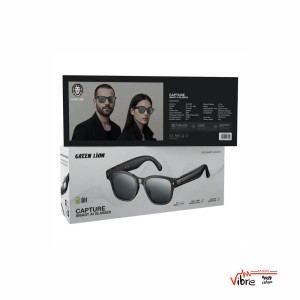 عینک هوشمند گرین‌لاین مدل Capture Smart AI Glasses – مشکی
