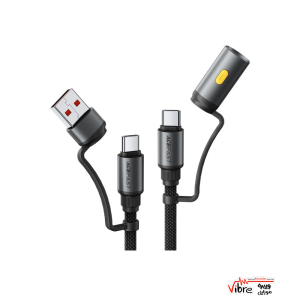 کابل Type-C به Type-C چندکاره ایس فست ACEFAST J5 Acewire Pro طول 1.2 متر توان 60 وات