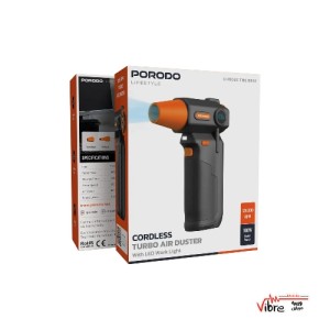 دمنده و تمیزکننده شارژی Porodo مدل Turbo Air Duster با چراغ LED