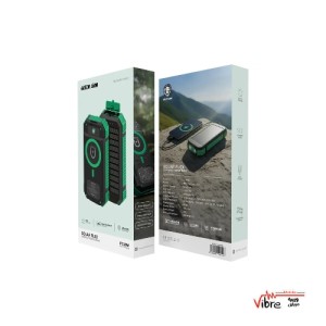 پاوربانک خورشیدی گرین لاین مدل Green Lion Solar Flex ظرفیت 20000mAh – سبز/مشکی