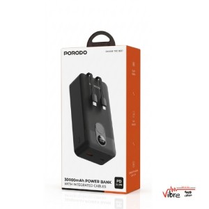 پاوربانک 30000 میلی‌آمپر  پرودو مدل Porodo 30000mAh Power BankPD-PBFCH059-BK