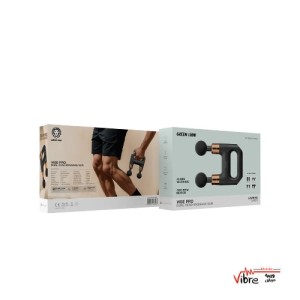 ماساژور تفنگی دو سر گرین لاین مدل Green Lion Vibe Pro Dual Head Massage Gun