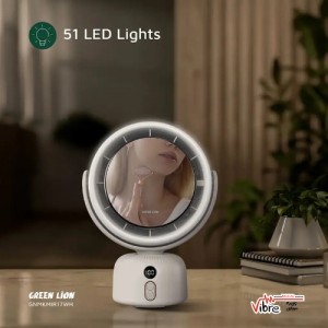 آینه آرایشی فن‌دار گرین لاین مدل Green Lion Makeup Mirror Fan