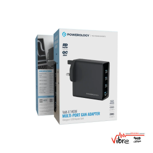 شارژر دیواری پاورولوژی Volt X مدل Powerology Volt X 140W Multi-Port GaN Adapter