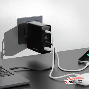 شارژر دیواری پاورولوژی Volt X مدل Powerology Volt X 140W Multi-Port GaN Adapter