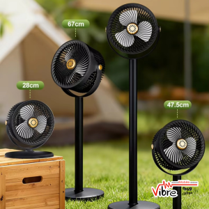 پنکه ایستاده شارژی مدل Factory Portable Rechargeable Standing Fan