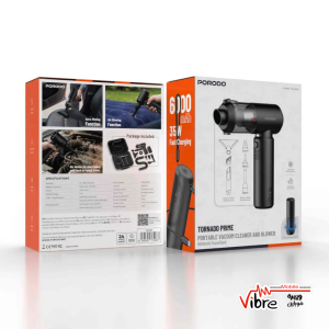 جارو شارژی و دمنده قابل حمل پرودو مدل Porodo Tornado Prime Portable Vacuum Cleaner & Blower