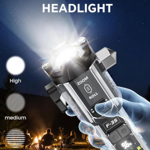 چراغ قوه اضطراری و ابزار نجات  مدل YEMAO Multi-Function Emergency Flashlight