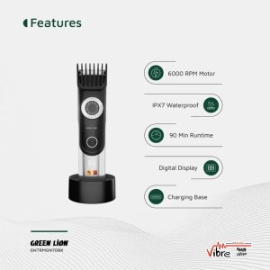 ماشین اصلاح بدن و مو گرین لاین تریم نسل ۷۰ مدل Green Lion Trim Gen''70 Body Hair Trimmer - Black