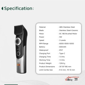 ماشین اصلاح بدن و مو گرین لاین تریم نسل ۷۰ مدل Green Lion Trim Gen''70 Body Hair Trimmer - Black
