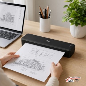 پرینتر حرارتی قابل حمل JBQ GoPrint مدل D253732 با اتصال بلوتوث