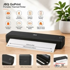 پرینتر حرارتی قابل حمل JBQ GoPrint مدل D253732 با اتصال بلوتوث