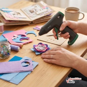 تفنگ چسب حرارتی شارژی گرین لاین Electric Glue Gun مدل GNEGLUGUNBK – مشکی