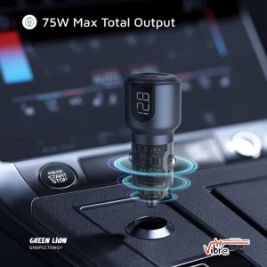 شارژر فندکی دو USB گرین لاین