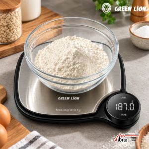 ترازوی آشپزخانه دوکاره گرین لاین مدلGreen Lion Dual Kitchen Scale - Silver