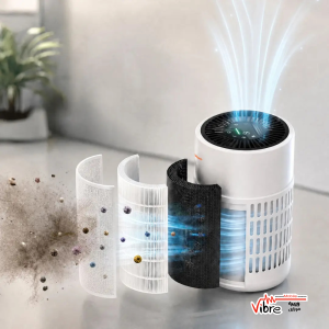 دستگاه تصفیه هوای هوشمند پرودو مدل Porodo Lifestyle Purea Prime Smart Air Purifier با فیلتر H13
