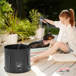 دوش کمپینگ شارژی گرین لاین مدل Green Lion Camping Shower با مخزن 20 لیتری و نمایشگر دیجیتال