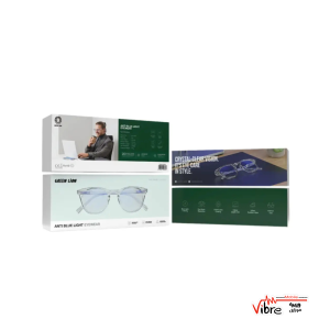 عینک محافظ نور آبی گرین لاین مدل Green Lion Anti Blue Light Eyewear فریم شفاف