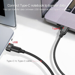 مبدل USB-C به USB باسئوس مدل CAAOTG-02