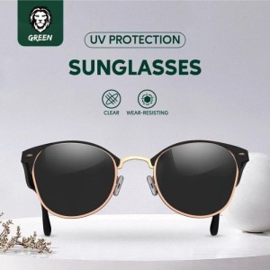 عینک آفتابی مدل Green مناسب رانندگی به سبک پولاریزه نظامی 100% محافظت در برابر UV400