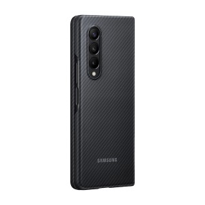 محافظ آرامید اصلی و قاب گوشی سامسونگ زد فولد 3 Aramid Samsung Galaxy Z Fold 3 5G - کربنی