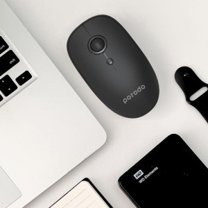 ماوس بیسیم پرودو Porodo 2 in 1 Wireless Bluetooth Mouse 2.4GHz V5.0