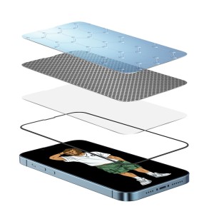 گلس و محافظ صفحه نمایش 0.2 میلی متر مدل Green 10 in 1 مخصوص آیفون 13 پرو مکس 6.7 اینچی