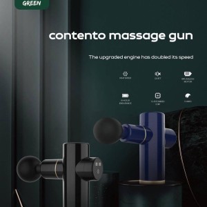 ماساژور تفنگی گرین Green Contento Portable Massage Gun 2500 mAh