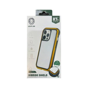 کاور گوشی و قاب محافظ شفاف گرین لاین مدل Hibrido Shield مناسب گوشی موبایل اپل iPhone 13 Pro