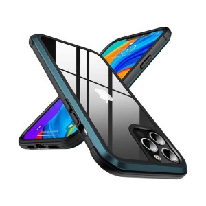 کاور گوشی و قاب محافظ شفاف گرین لاین مدل Hibrido Shield مناسب گوشی موبایل اپل iPhone 13 Pro