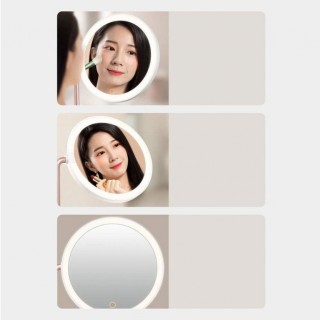 آینه آرایش رومیزی بیسوس مدل Lighted Makeup Mirror with Storage Box DGZM-02