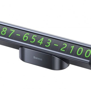 شماره تلفن پارک خودرو بیسوس مدل Square Bar Temporary Parking Number Plate CNFT000001