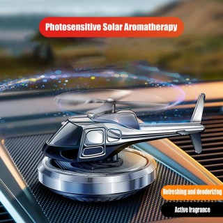 خوشبو کننده  هوای خودرو هلیکوپتری با پنل خورشیدی مدل C919 Solar Helicopter aromatherapy