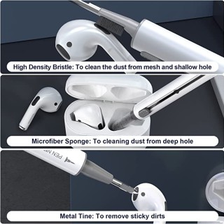 کیت تمیز کننده کیبورد و ایرپاد 5 در 1 برند گرین مدل multifunctional cleaning brush