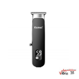 ماشین اصلاح موی سر و صورت کیمی مدل km-1893 با قابلیت شارژ و نمایشگر LED
