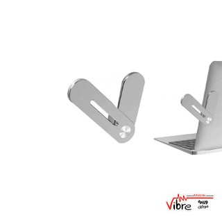 پایه نگهدارنده اتصال گوشی موبایل به لپ تاپ با قابلیت تنظیم مدل MutltiFunctional Bracket Magnetic Laptop Phone Stand
