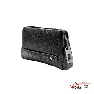 کیف دستی چرمی با قفل لمسی ضدسرقت مدل  FL-V1