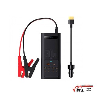 شارژر و مبدل برق خودرو 220 ولت بیسوس مدل IGBT Power Inverter 300W CGNB010101