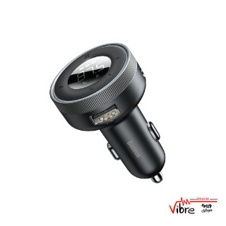 شارژر فندکی و پخش کننده موسیقی با قابلیت مکالمه بلوتوثی بیسوس مدل Enjoy Car Wireless MP3 Charger CCLH-01 توان 17 وات