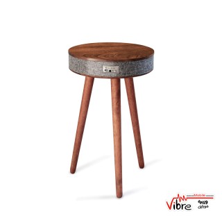 میز چوبی خانه و اداره لاکچری همراه با شارژ بی سیم و بلندگو بلوتوث V9