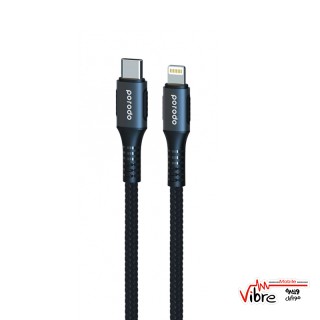 کابل و تبدیل یو اس بی تایپ سی به لایتنینگ پرودو مدل PD-12PDCL