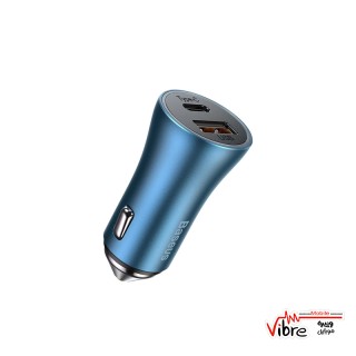 شارژر فندکی سریع دو پورت بیسوس 40 واتی Golden Contactor Pro Dual USB Quick Car Charger 40W