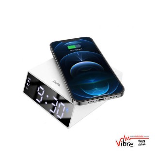 ساعت و شارژر بی سیم رومیزی مدل Hoco DCK 1