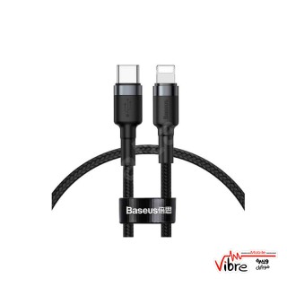 کابل تبدیل USB-C به لایتنینگ باسئوس مدل CATLKLF-G1 Cafule طول 1 متر