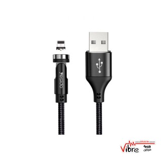 کابل شارژ مگنتی USB به لایتنینگ یسیدو YESIDO CA68 طول 1 متر 2.4 آمپر
