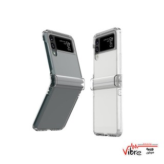 قاب محافظ و کاور گوشی سامسونگ Galaxy Z Flip3 5G بی رنگ مدل Araree Nukin 360