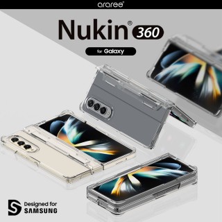 قاب و کاور گوشی 360 درجه سامسونگ زد فولد 4 مدل ARAREE NUKIN 360 CLEAR CASE FOR SAMSUNG Z FOLD 4