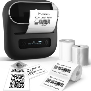 پرینتر کوچک لیبل ساز و بارکد زن بلوتوثی فوممو مدل Phomemo Label Printer - M220 Label Maker