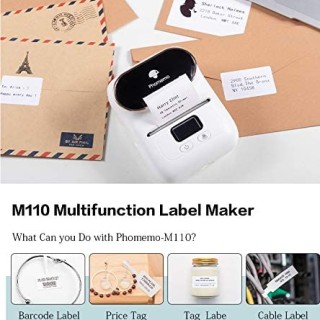 مینی چاپگر لیبل‌زن حرارتی بلوتوثی قابل حمل فوممو مدلPhomemo-M110 Label Printer- Mini Label Maker Printer.jpg