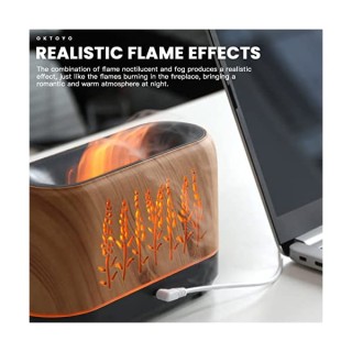 Airthereal Flame Diffuser with Remote Control